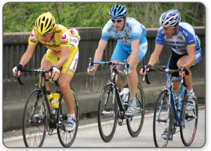 Cyclists often injure their achilles tendon